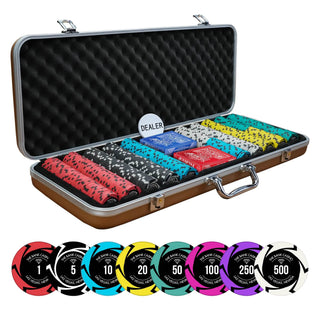 Bank Casino Chipset - EPT, 300/500 Pcs, Clay, 40mm, 14g - Casinokart US