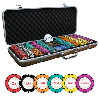 Casino Royale Poker Chipset - GR, 300/500 Pcs, Clay, 40mm, 14g - Casinokart US