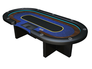 Cross High Poker Table
