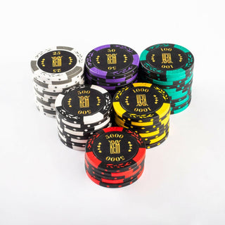 KEM Poker Chipset - MC, 300/500 Pcs, Clay, 40mm, 14g - Casinokart US