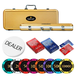 Phantom Poker Chipset - TS, 300/500 Pcs, Clay, 40mm, 14g - Casinokart US