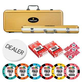 WSOP Rio Poker Chipset - NH, 300/500 Pcs, Clay, 40mm, 14g - Casinokart US