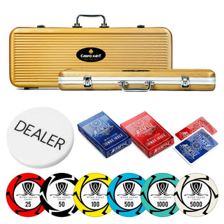 Wynn Vegas Poker Chipset - EPT, 300/500 Pcs, Clay, 40mm, 14g - Casinokart US