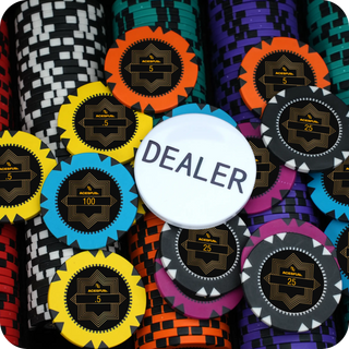 Acesfull Poker Chipset - Clay, GR, 40mm, 14g