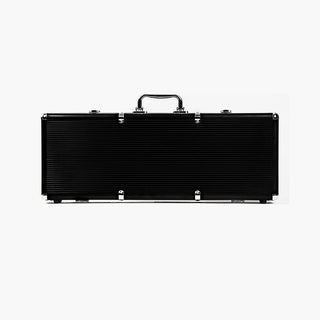 Aluminum Poker Case - Black Casinokart US