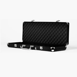 Aluminum Poker Case - Black Casinokart US