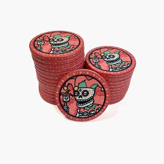 Ceramic Custom Poker Chips - 40mm, 10g Casinokart US