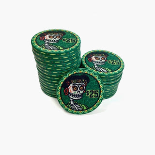 Ceramic Custom Poker Chips - 40mm, 10g Casinokart US