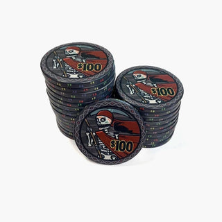 Ceramic Custom Poker Chips - 40mm, 10g Casinokart US