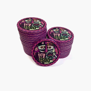 Ceramic Custom Poker Chips - 40mm, 10g Casinokart US