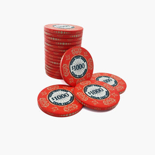 Ceramic Custom Poker Chips - 45mm, 14g Casinokart US