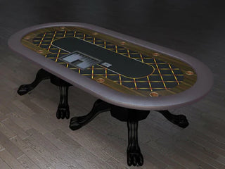 Charcoal Poker Table Casinokart US