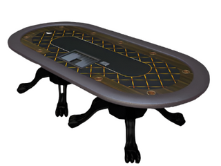 Charcoal Poker Table Casinokart US