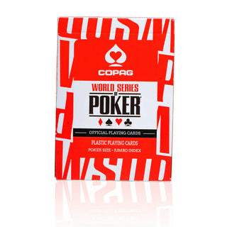 Copag WSOP Playing Cards - Red, Set of 10 Decks Casinokart US