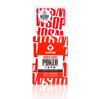 Copag WSOP Playing Cards - Red, Set of 10 Decks Casinokart US