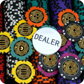 Crypto Poker Chipset - Clay, GR, 40 mm, 14g