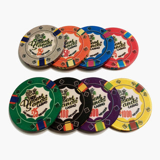 Desert Sands Poker Chipset - Ceramic, 40mm, 10g Casinokart US