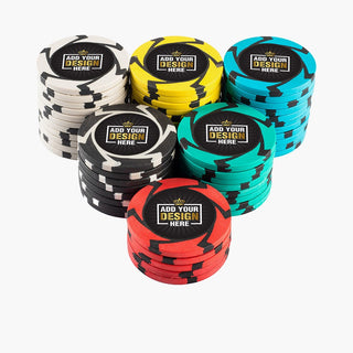 EPT Custom Poker Chips - Clay, 40mm, 14g Casinokart US