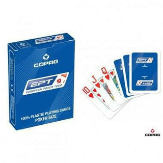 Copag EPT Playing Cards - Red/Blue, Set of 10 Decks Casinokart US