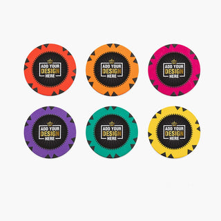 Gold Rush Custom Poker Chips - Clay, 40mm, 14g Casinokart US