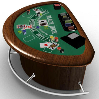 Leo Printed Blackjack Table Casinokart US