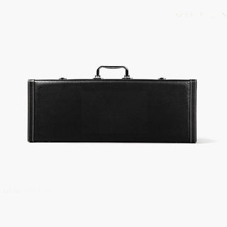 Luxe Leatherette Poker Case - Black Casinokart US