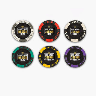 Monte Carlo Custom Poker Chips - Clay, 40mm, 14g Casinokart US