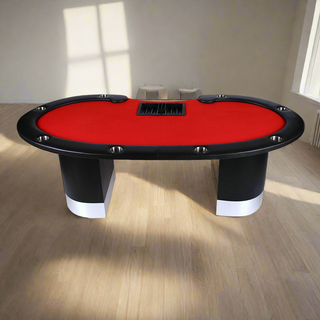 Rossa Red Poker Table Casinokart US