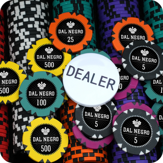 Dal Negro Poker Chipset - Clay, GR, 40mm, 14g