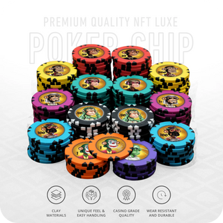 NFT Luxe Poker Chipset - Clay, GR, 40mm, 14g