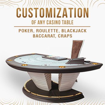 Customized casino table